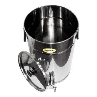 Mézpergető vödör rozsdamentes kifolyóval - 50 kg